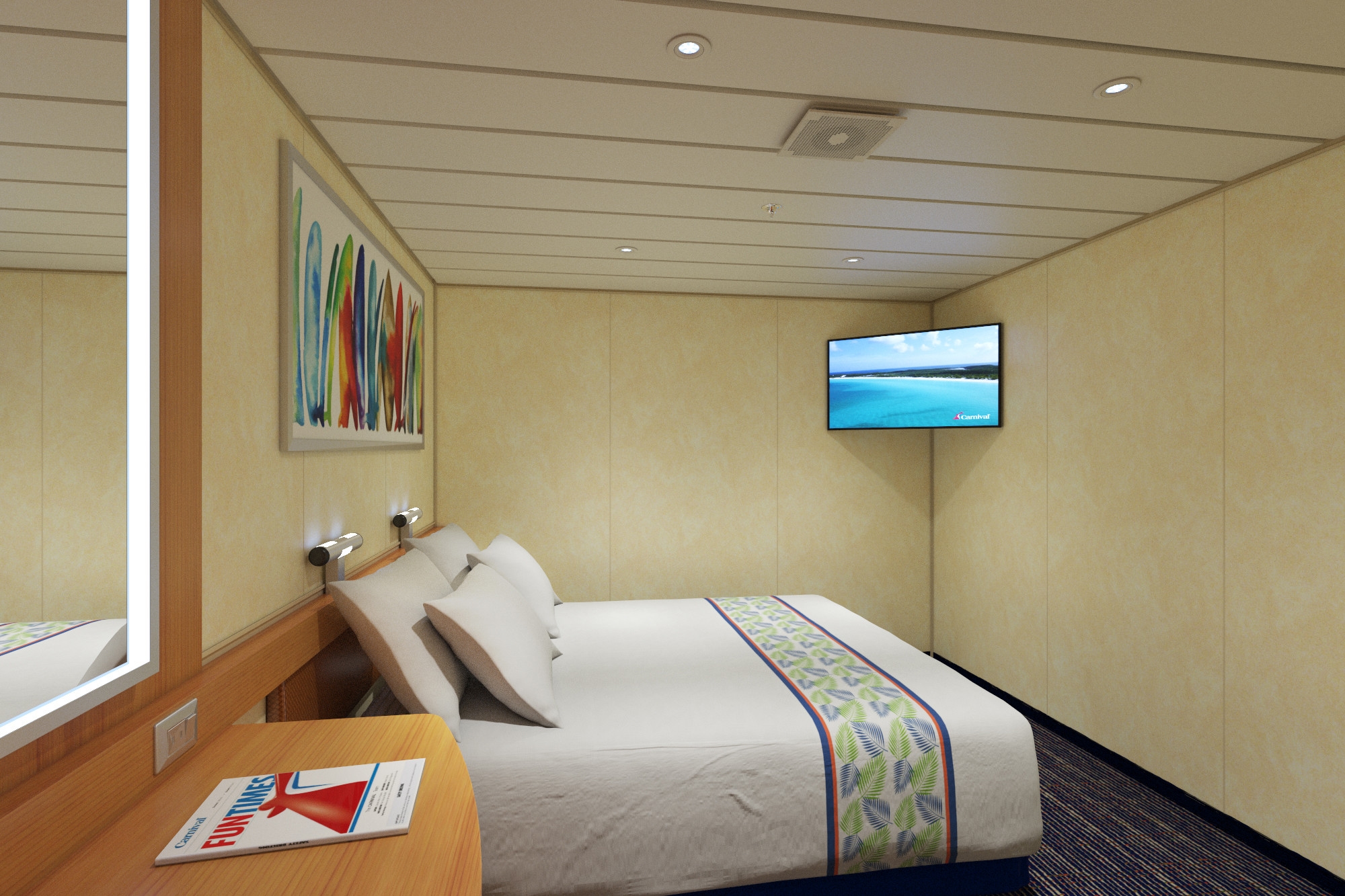 MyCruise Carnival Pride Kahytter Indvendig 4X1